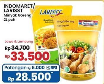 Harga Indomaret/Larisst Minyak Goreng