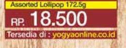 Promo Harga Milkita Assorted Lollipops Premium 172 gr - Yogya