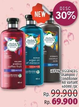 Promo Harga HERBAL ESSENCE Shampoo All Variants 400 ml - LotteMart