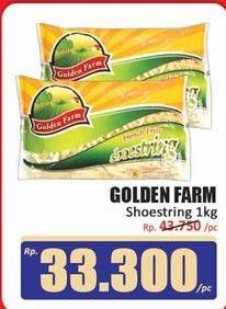 Promo Harga Golden Farm French Fries Shoestring 1000 gr - Hari Hari