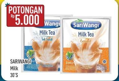 Promo Harga Sariwangi Milk Tea per 30 sachet - Hypermart