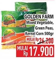 Promo Harga Golden Farm Mixed Vegetable/Green Peas/Corn Kernel  - Hypermart