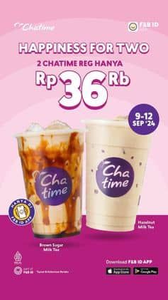 Promo Harga Happiness For Two  - Chatime