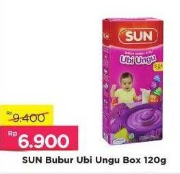 Promo Harga SUN Bubur Bayi Ubi Ungu 120 gr - Alfamart