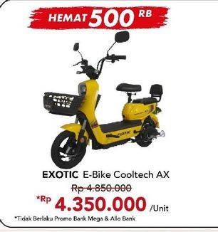 Promo Harga Exotic E-Bike Cooltech 3.0  - Carrefour