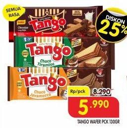 Promo Harga Tango Long Wafer All Variants 130 gr - Superindo
