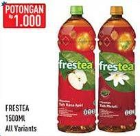 Promo Harga FRESTEA Minuman Teh Apple, Original 1500 ml - Hypermart