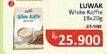 Promo Harga Luwak White Koffie per 18 sachet 20 gr - Alfamidi