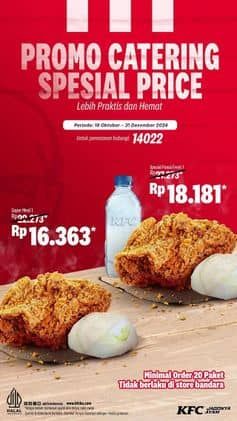 Promo KFC Untuk pemesanan hubungi 14022