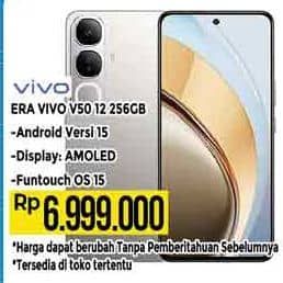 Promo Harga Vivo V50 - Smartphone 12/256 GB  - Hypermart