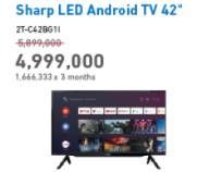 Promo Harga SHARP 2T-C42BG1i | Full HD Android TV 42"  - Electronic City