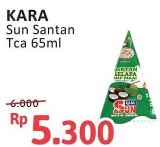 Promo Harga Sun Kara Santan Kelapa 65 ml - Alfamidi