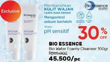 Promo Harga BIO ESSENCE Bio Water Foamy Cleanser 100 gr - Guardian