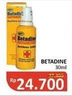 Promo Harga BETADINE Antiseptic Solution 30 ml - Alfamidi