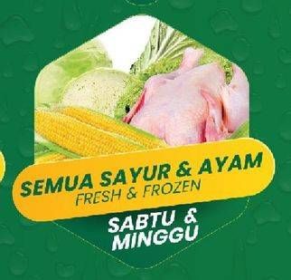 Promo Harga Semua Sayur & Ayam  - Carrefour