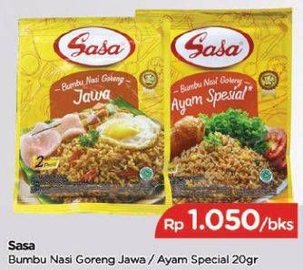 Promo Harga SASA Bumbu Nasi Goreng Jawa, Ayam Spesial 20 gr - TIP TOP