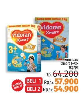 Promo Harga VIDORAN Xmart 1+/Xmart 3+ 1 kg - LotteMart