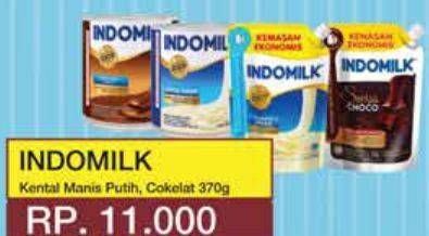 Promo Harga Indomilk Susu Kental Manis Cokelat, Plain 370 gr - Yogya