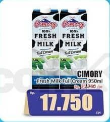 Promo Harga Cimory Fresh Milk Full Cream 950 ml - Hari Hari