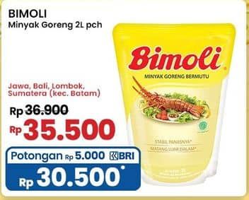 Promo Harga Bimoli Minyak Goreng 2000 ml - Indomaret