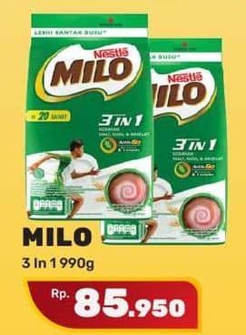 Promo Harga Milo ActivGo 3in1 1000 gr - Yogya