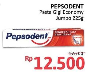 Promo Harga Pepsodent Pasta Gigi Pencegah Gigi Berlubang 225 gr - Alfamidi