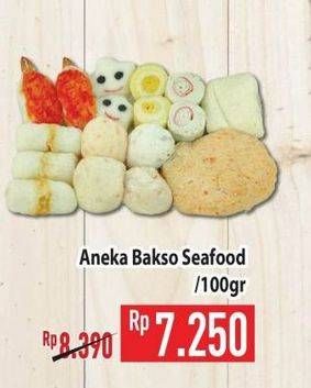 Promo Harga Aneka Bakso Seafood per 100 gr - Hypermart