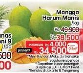 Promo Harga Mangga Harum Manis  - LotteMart