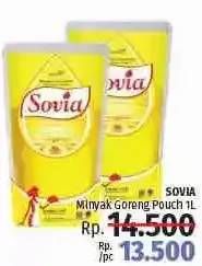 Promo Harga SOVIA Minyak Goreng 1 ltr - LotteMart