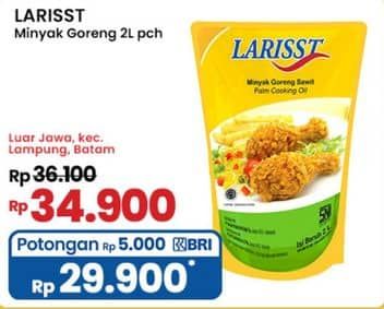 Promo Harga Larisst Minyak Goreng 2000 ml - Indomaret