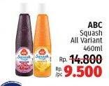 Promo Harga ABC Syrup Squash Delight All Variants 460 ml - LotteMart