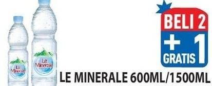 Promo Harga LE MINERALE Air Mineral  - Hypermart