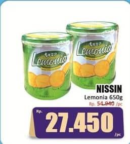 Promo Harga Nissin Cookies Lemonia Lemon 650 gr - Hari Hari