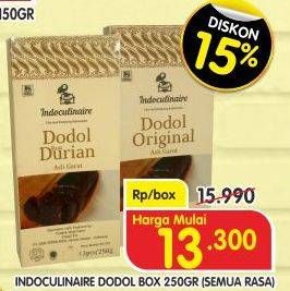 Promo Harga INDOCULINAIRE Dodol Asli Garut All Variants 250 gr - Superindo