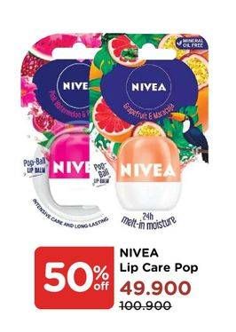 Promo Harga NIVEA Lip Balm  - Watsons