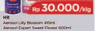 Promo Harga HIT Aerosol Sweet Flower 600 ml - TIP TOP
