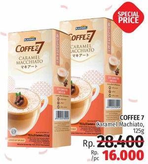 Promo Harga Coffee7 Caramel Macchiato per 5 pcs 25 gr - LotteMart