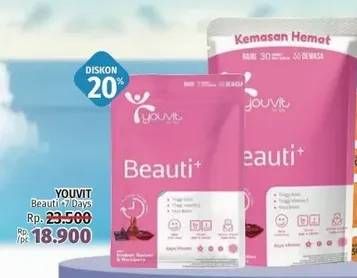 Promo Harga YOUVIT Beauti+ 30 pcs - LotteMart