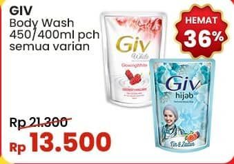 Promo Harga GIV Body Wash All Variants 450 ml - Indomaret