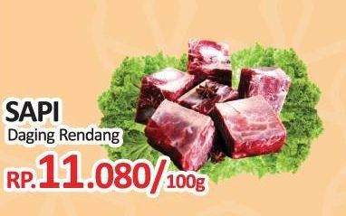 Promo Harga Daging Rendang Sapi per 100 gr - Yogya