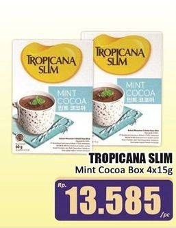 Promo Harga Tropicana Slim Mint Cocoa per 4 sachet 15 gr - Hari Hari