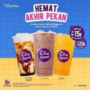 Promo Harga Chatime Minuman  - Chatime