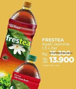 Promo Harga Frestea Minuman Teh Apple, Original 1500 ml - LotteMart