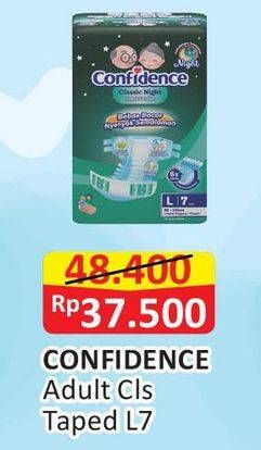 Promo Harga Confidence Adult Diapers Classic Night L7  - Alfamart