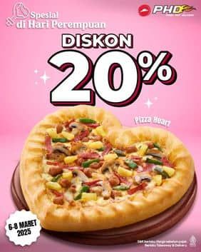 Promo Harga Diskon 20%  - Pizza Hut