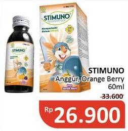 Promo Harga STIMUNO Restores Immunes Syrup Orange Berry, Grape 60 ml - Alfamidi