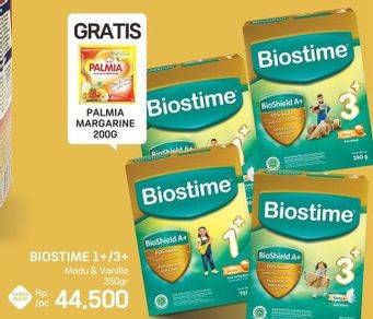 Promo Harga Biostime 1+ /3+ Susu Pertumbuhan Anak   - LotteMart