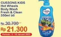 Promo Harga CUSSONS KIDS Body Wash Fresh Clean 350 ml - Indomaret