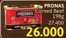 Promo Harga Pronas Corned Beef 198 gr - Alfamidi