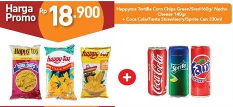 Promo Harga Happytos + Cocacola/Fanta/Sprite  - Carrefour